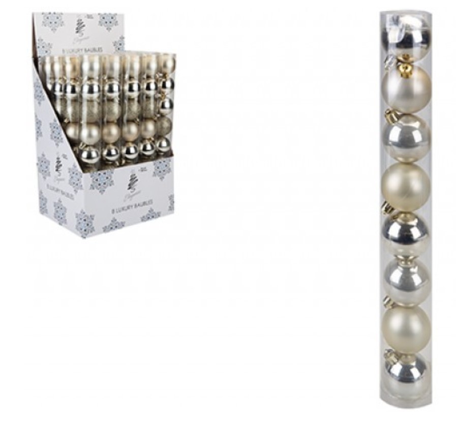 (image for) 8 PACK OF 5CM BAUBLES