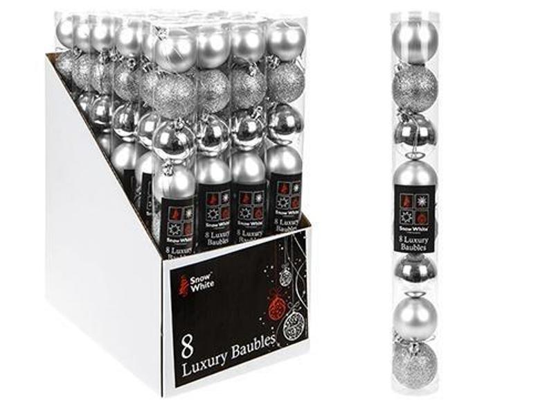 (image for) 8 PACK OF 5CM BAUBLES