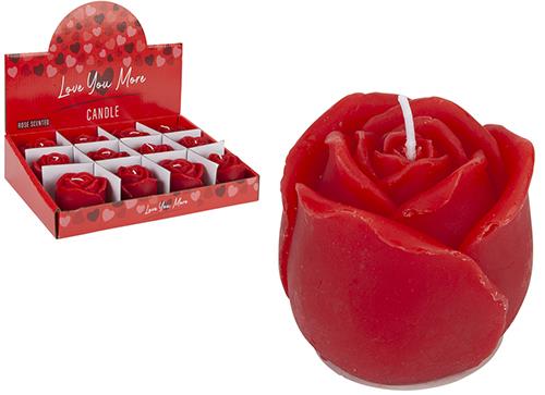 Valentine's Day Scented Rose Candle