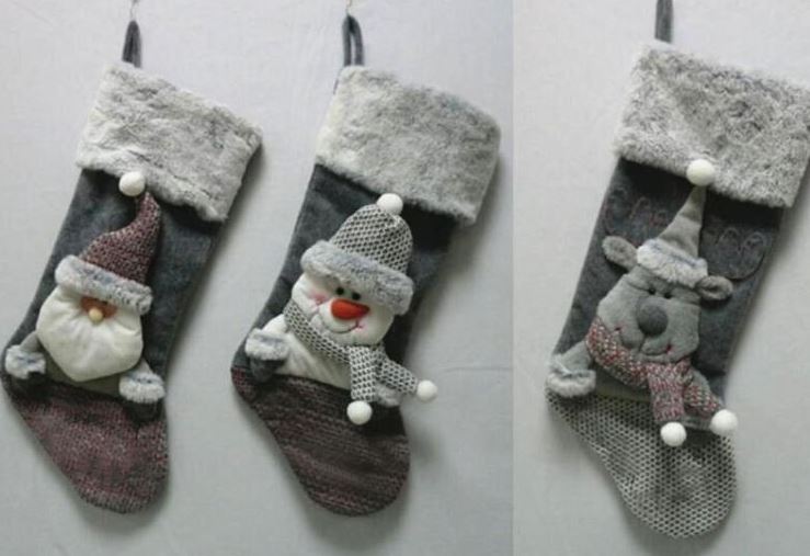(image for) Red And Gold Reindeer Santa Sack 70 x 50cm