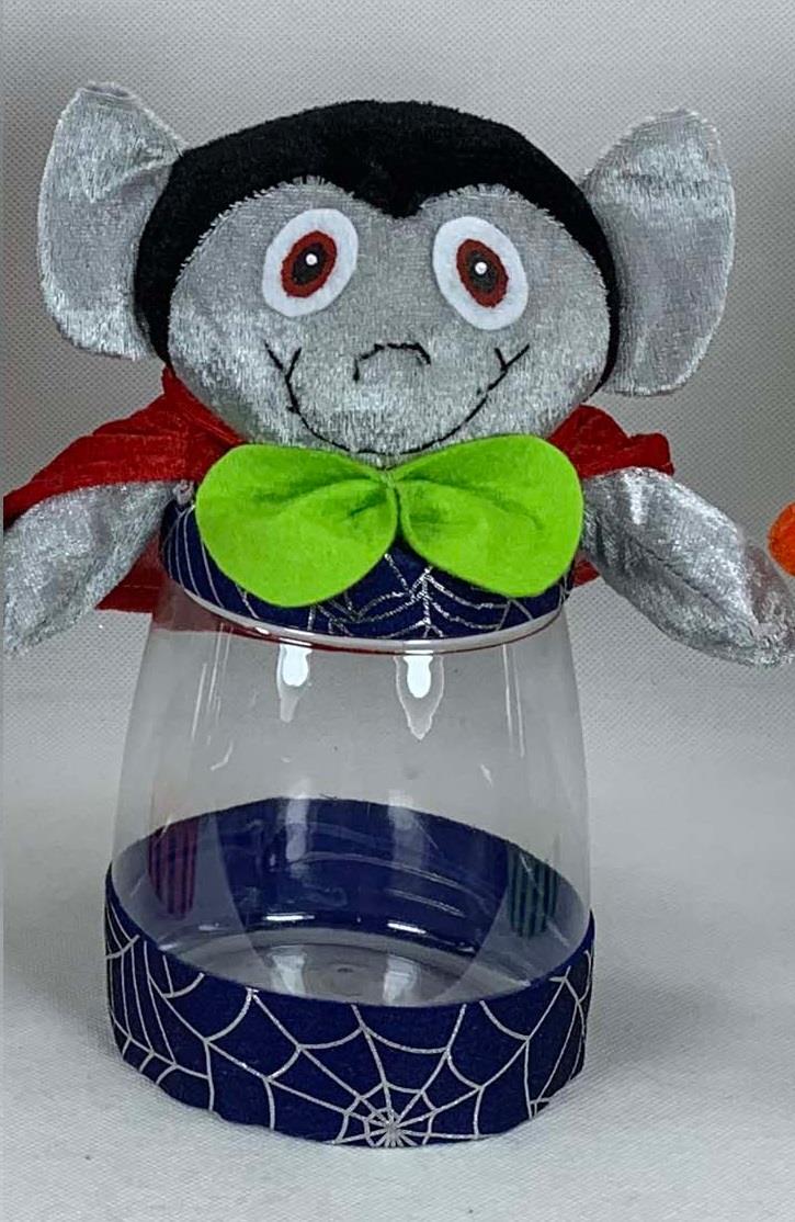 Vampire Halloween 8" Candy Jar