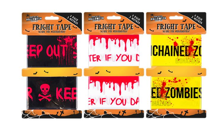 Halloween Fright Tape 2 Pack 