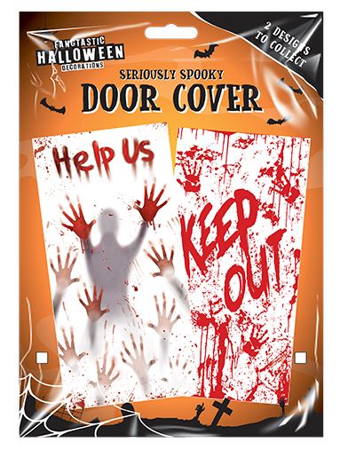 Halloween Scary Door Cover 