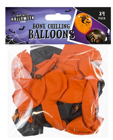 Halloween Balloons 24 Pack 
