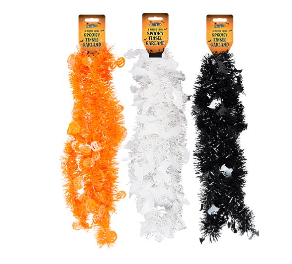 HALLOWEEN TINSEL GARLAND 