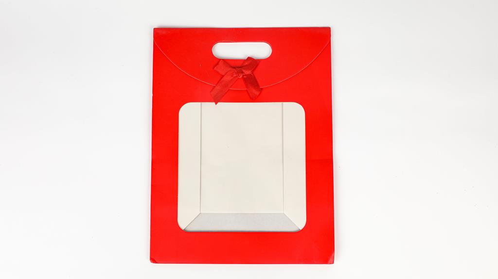 Red Large gift bag 29 x 22 x 12cm