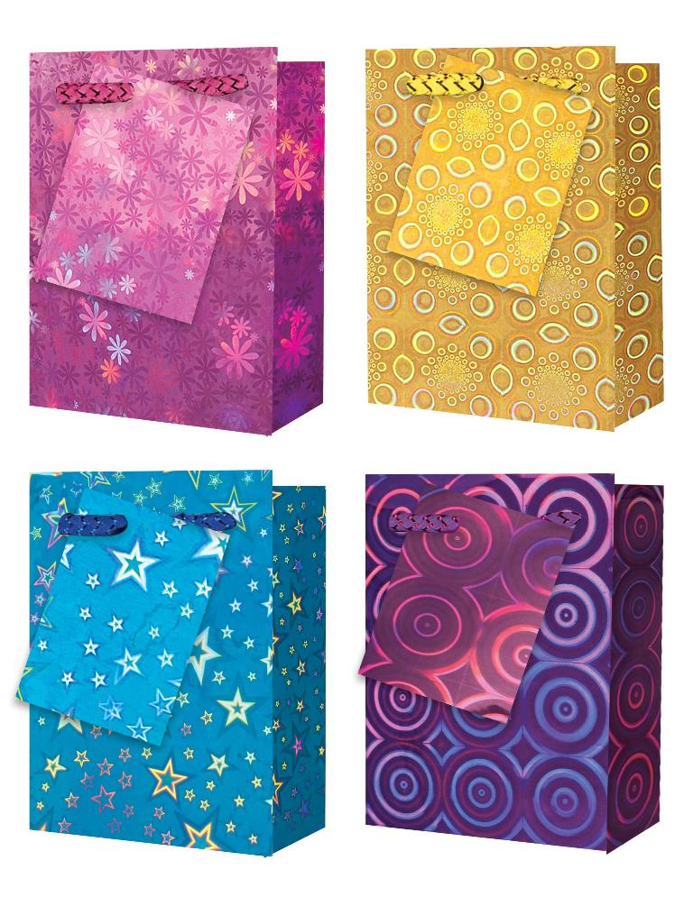 Holographic Gift Bag Small (11 X 14 X 6cm)