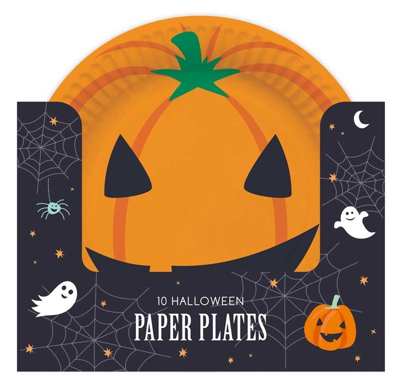 Halloween Paper Plates 8 Pack