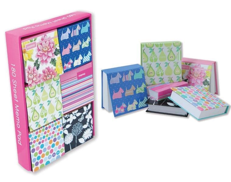 (image for) 180 Sheet Illustrated Note Pad Block