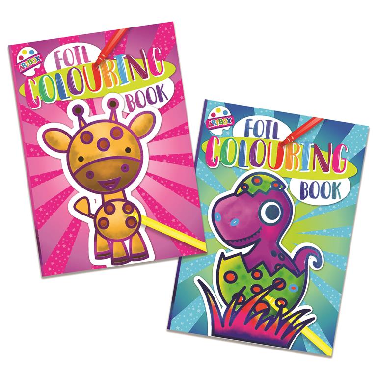 Foil Colouring Book