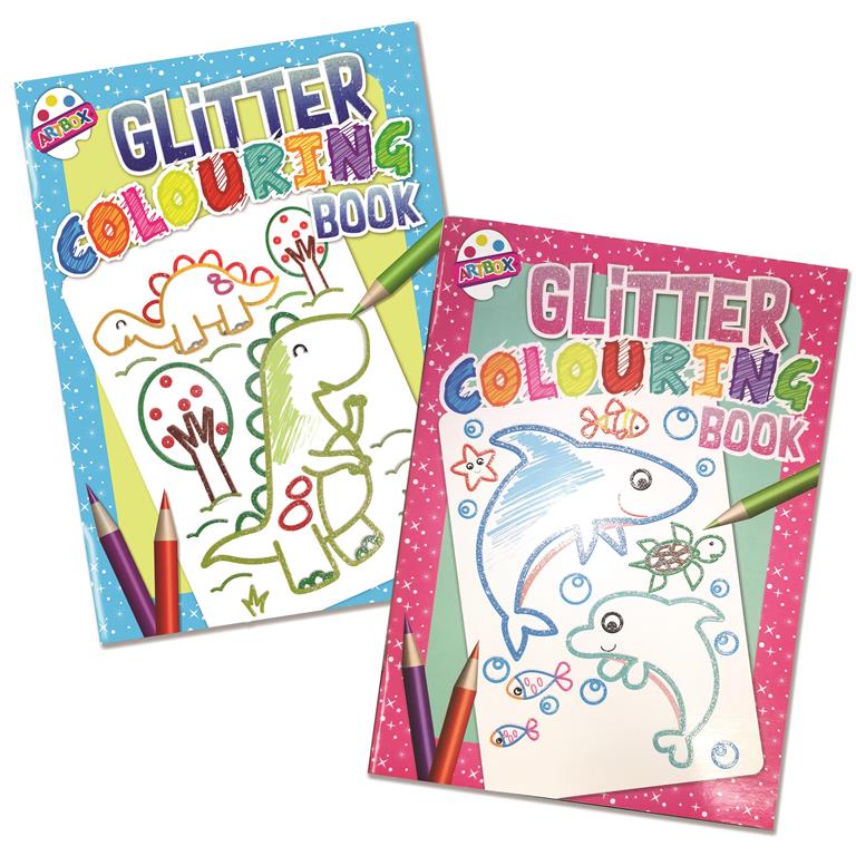 Glitter Colouring Book