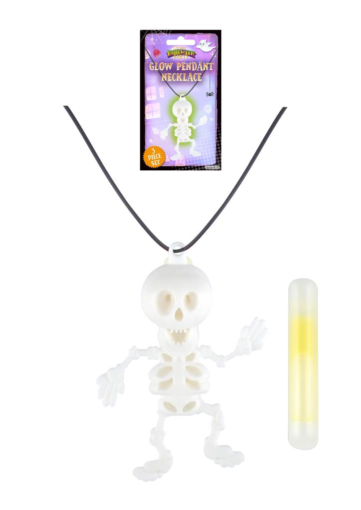 Glow in the Dark Skeleton Pendant