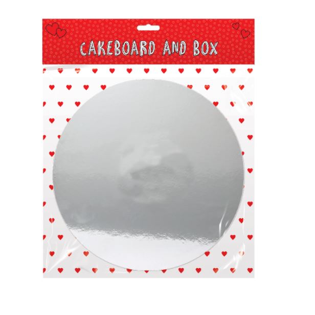 VALENTINE'S DAY 12" CAKEBOARD & BOX