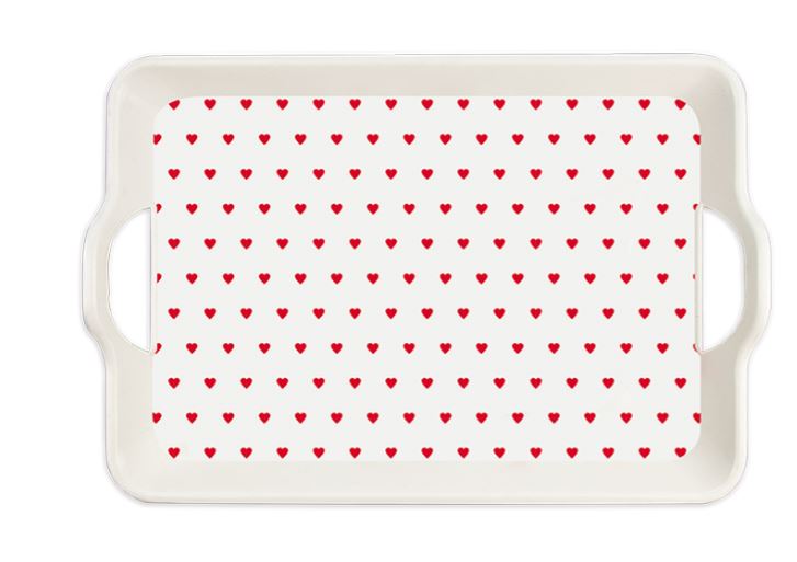 VALENTINE'S DAY PRINTED SERVING TRAY