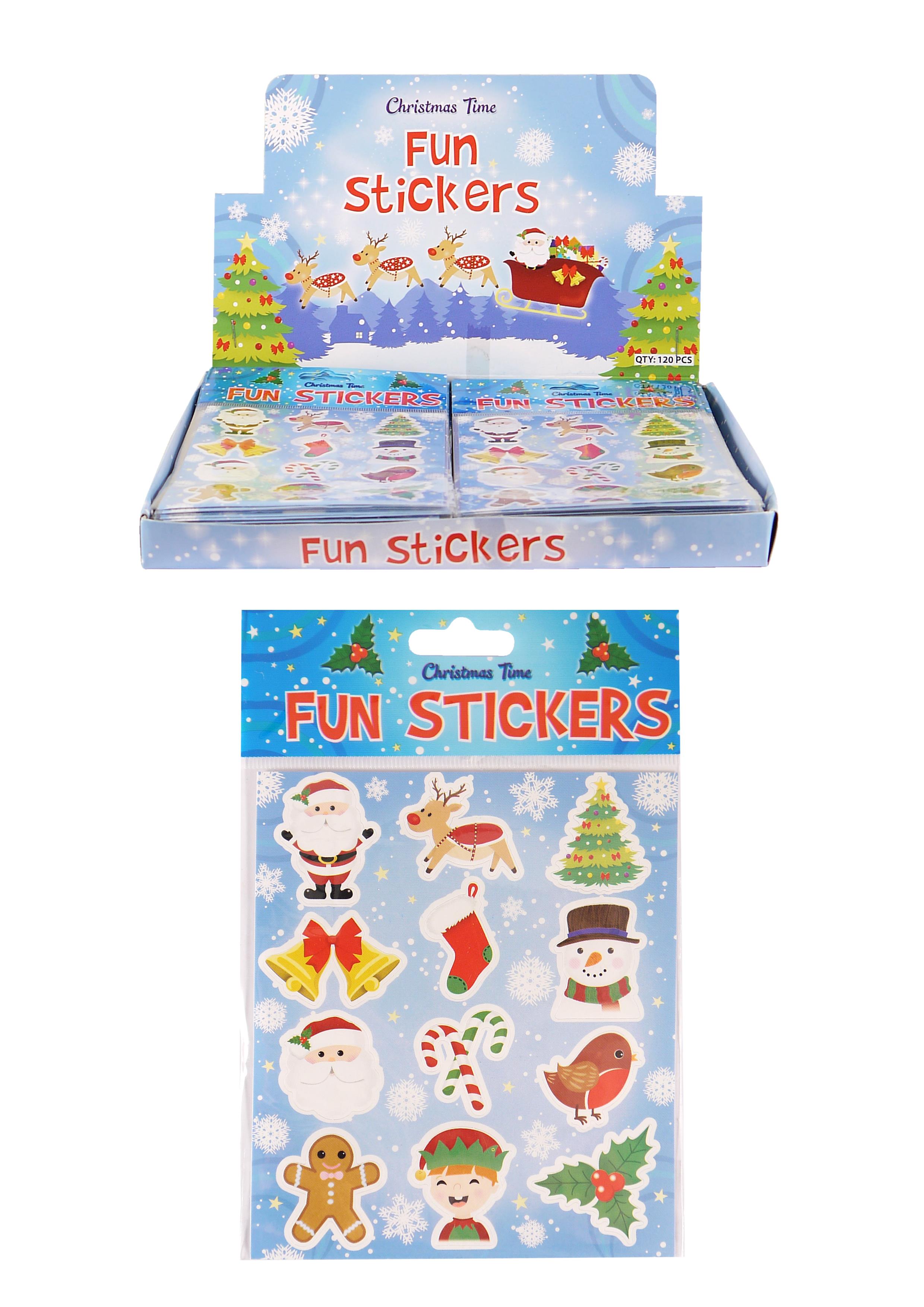 (image for) Christmas Sticker Sheets x 120 ( 5p Each )