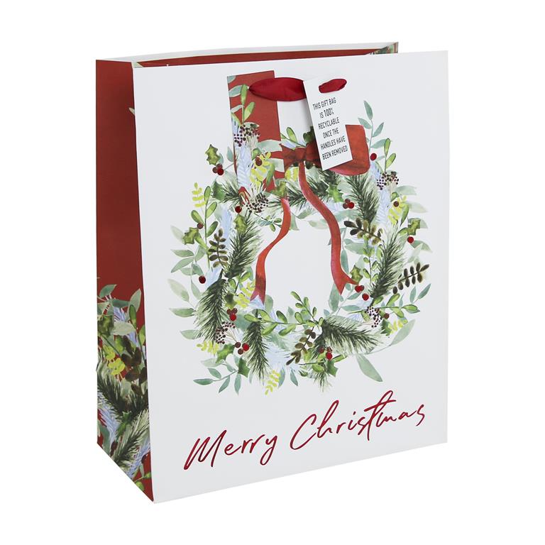 Christmas Wreath Large Bag ( 265Mm X 330Mm X 140Mm)