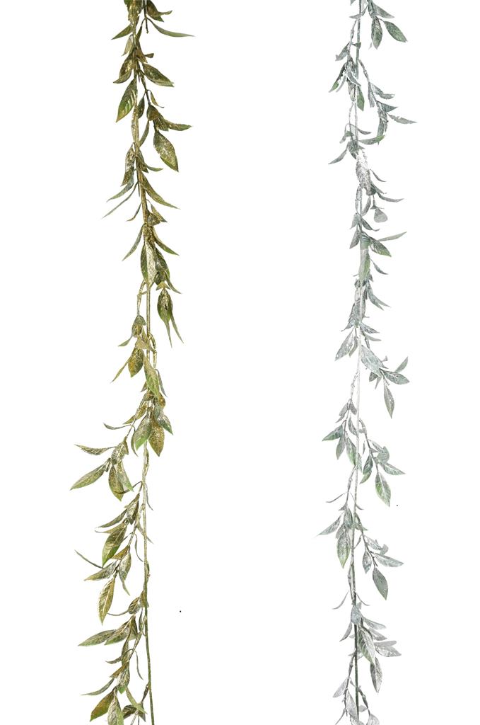 Holly Garland Glitter 180cm