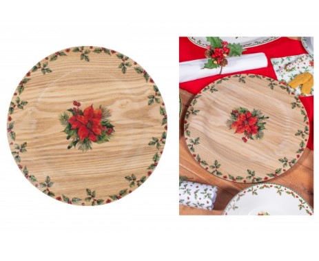Christmas Holly Christmas Holly Charger Plate