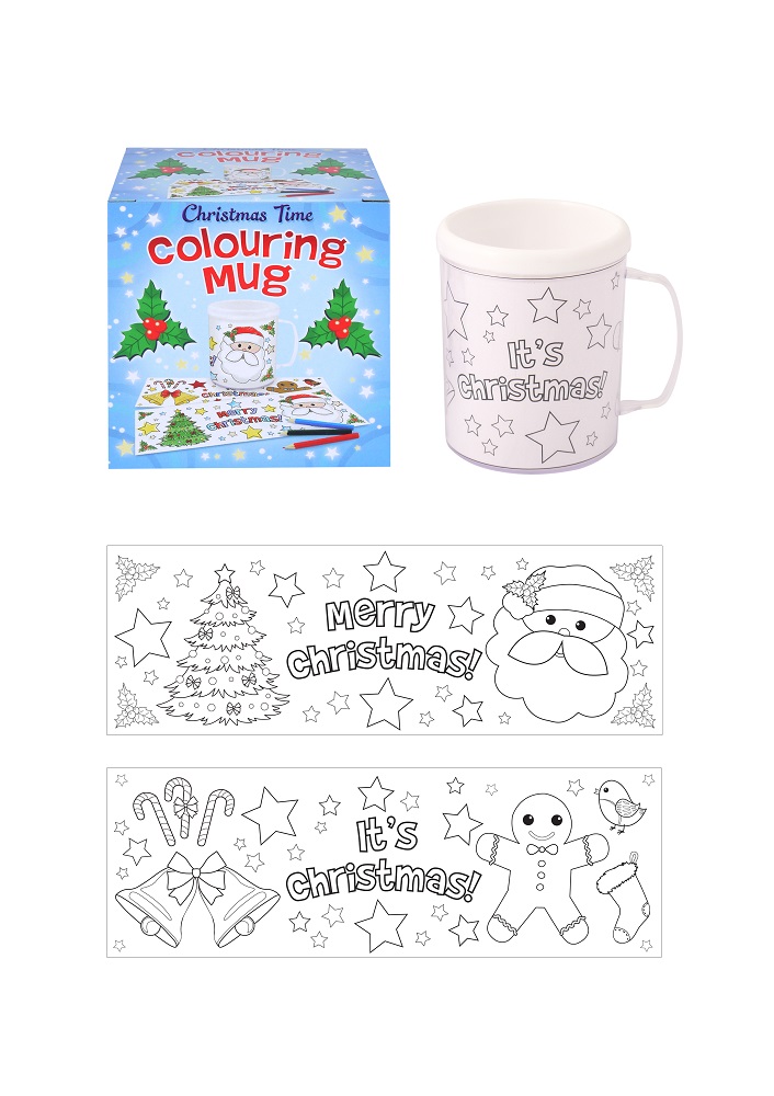 Colour In Your Own Christmas Mug